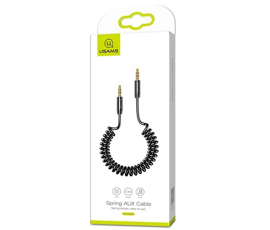 CABLE JACK 3.5mm Noir 1.2m - USAMS