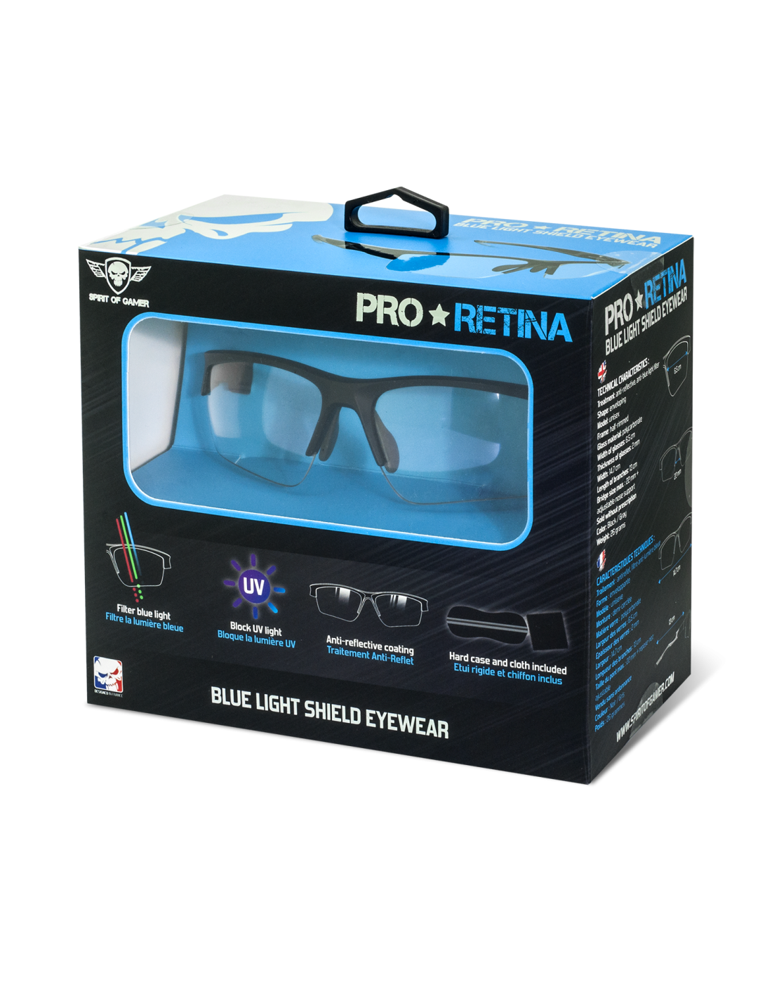 LUNETTES ANTI-LUMIERE BLEUE SOG PRO RETINA